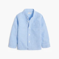 Baby & toddler boys' linen-blend shirt
