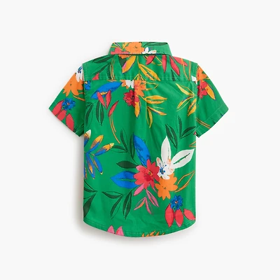 Baby & toddler boys' short-sleeve poplin shirt