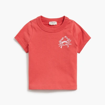 Baby & toddler boys' crab graphic tee