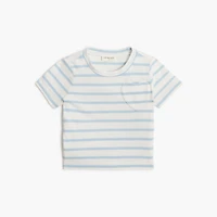 Baby & toddler girls' short-sleeve heart-pocket tee