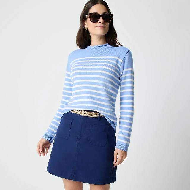 Lizzie patch-pocket mini skirt