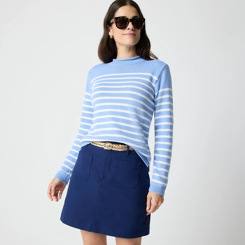 Lizzie patch-pocket mini skirt