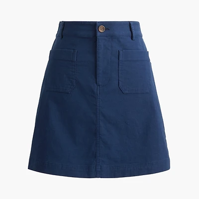 Lizzie patch-pocket mini skirt