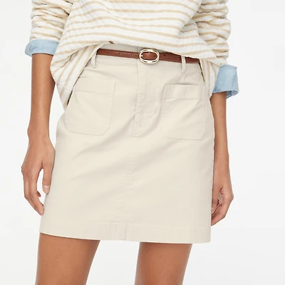 Lizzie patch-pocket mini skirt
