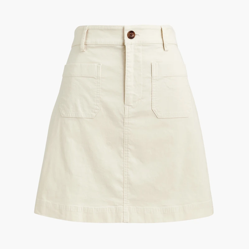 Lizzie patch-pocket mini skirt