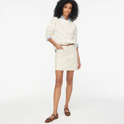 Lizzie patch-pocket mini skirt