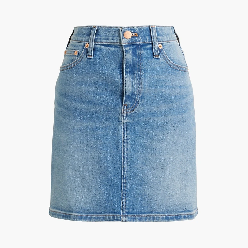 Denim mini skirt