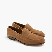 Suede dress loafers