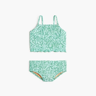 Girls' spring meadow tankini set