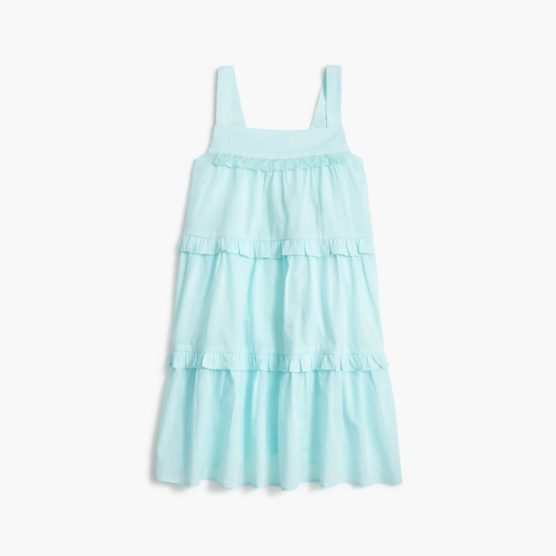 Girls' tiered beach dress