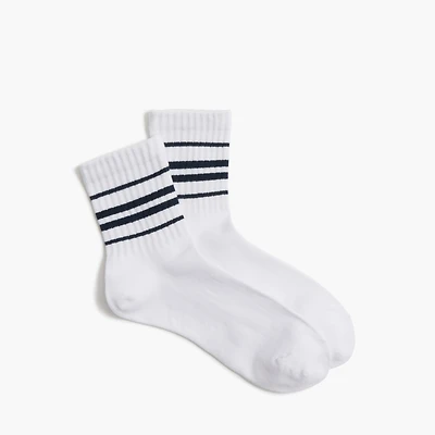 Striped crew socks