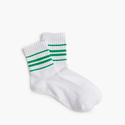 Striped crew socks