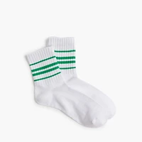 Striped crew socks