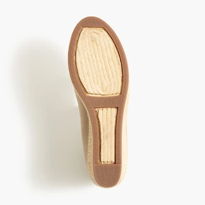 Canvas espadrille wedges