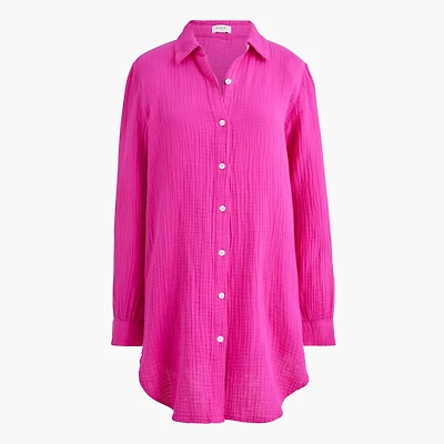 Button-down beach tunic