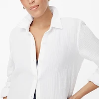 Button-down beach tunic