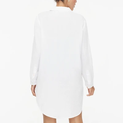 Button-down beach tunic