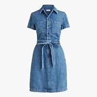 Denim utility dress