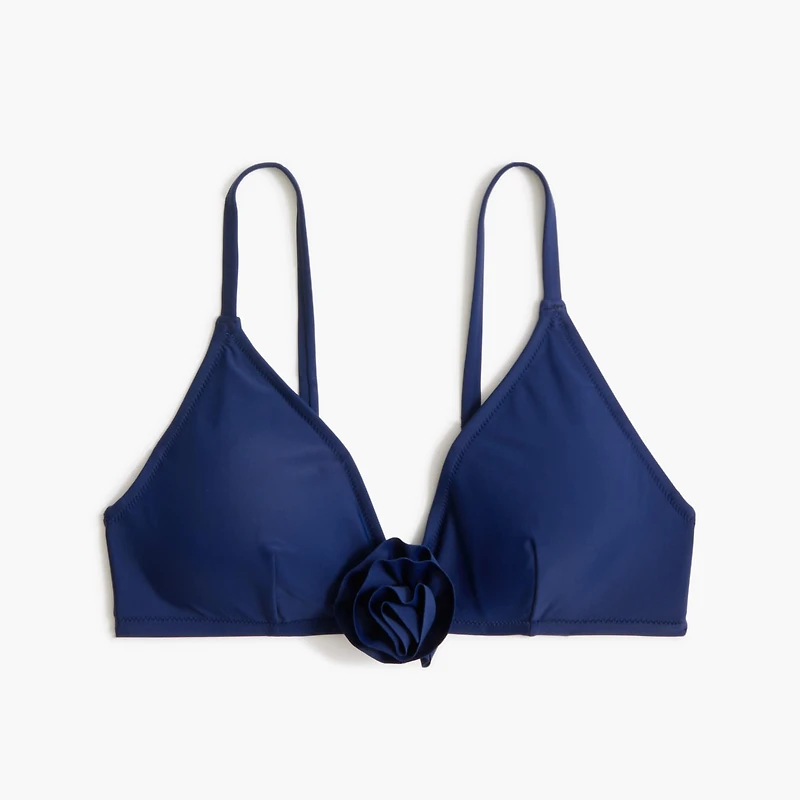 Rosette french bikini top