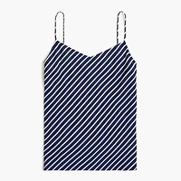 Shiny striped camisole