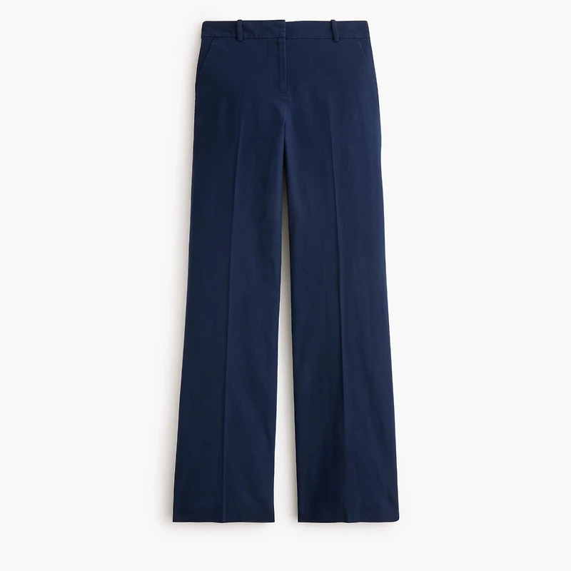 Linen-blend Remy wide-leg pant