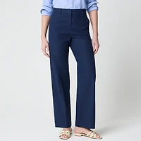 Linen-blend Remy wide-leg pant