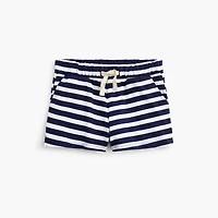 Girls' striped knit short