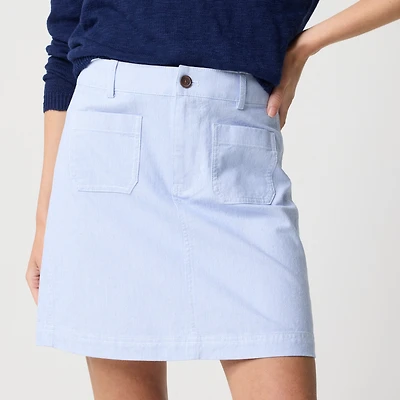 Lizzie patch-pocket mini skirt