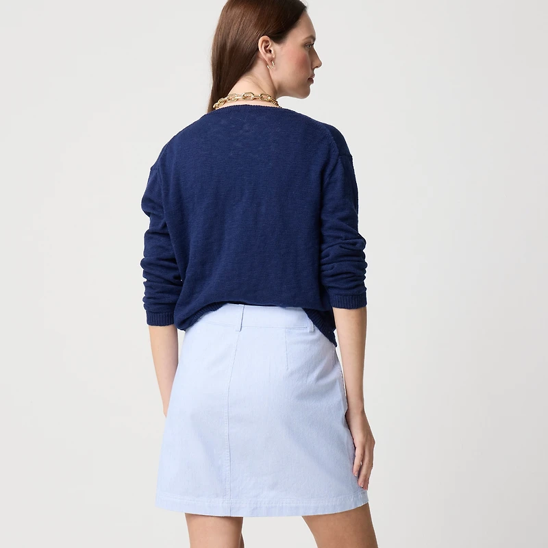 Lizzie patch-pocket mini skirt