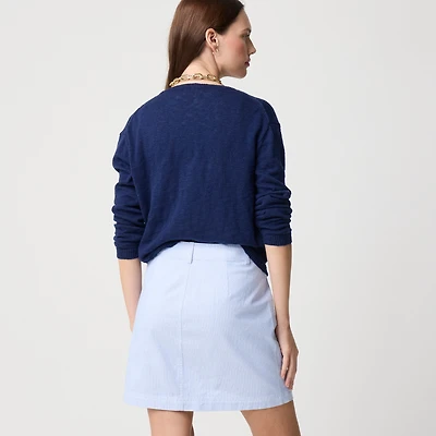 Lizzie patch-pocket mini skirt