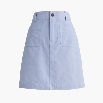 Lizzie patch-pocket mini skirt