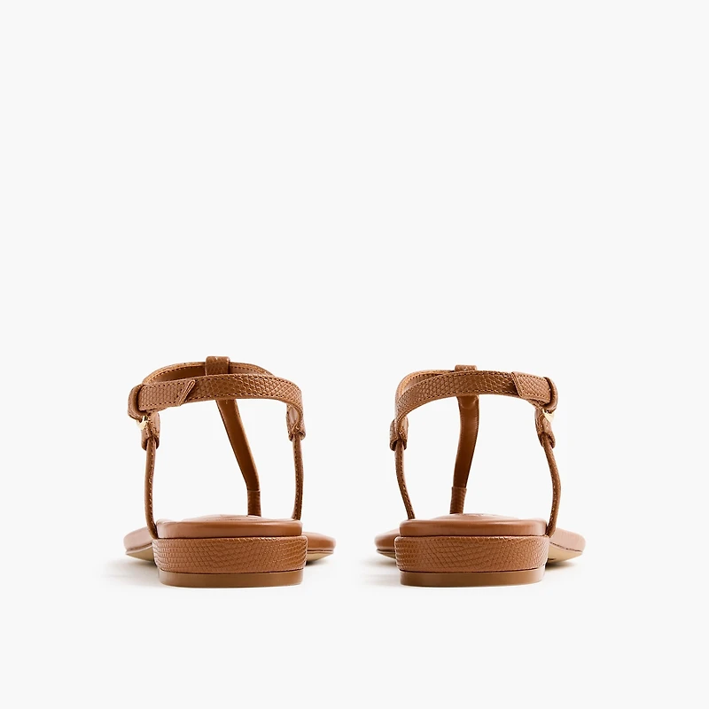 Ankle-strap thong sandals
