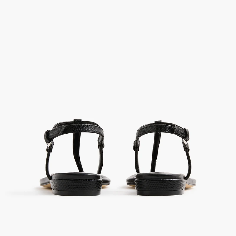 Ankle-strap thong sandals