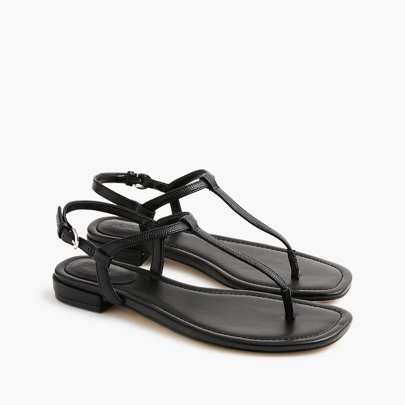 Ankle-strap thong sandals