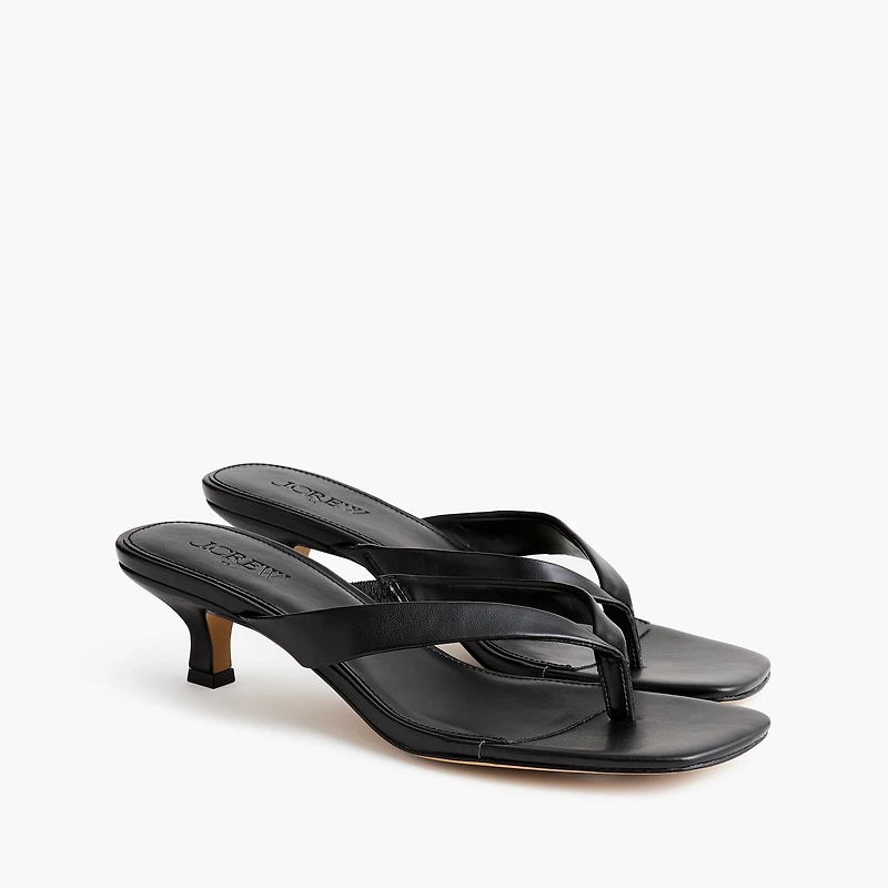 Kitten-heel sandals