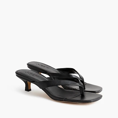 Kitten-heel sandals