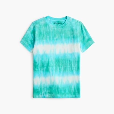 Boys' horizontal tie-dye tee