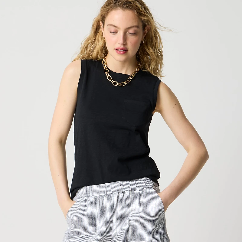 Girlfriend pocket tank top