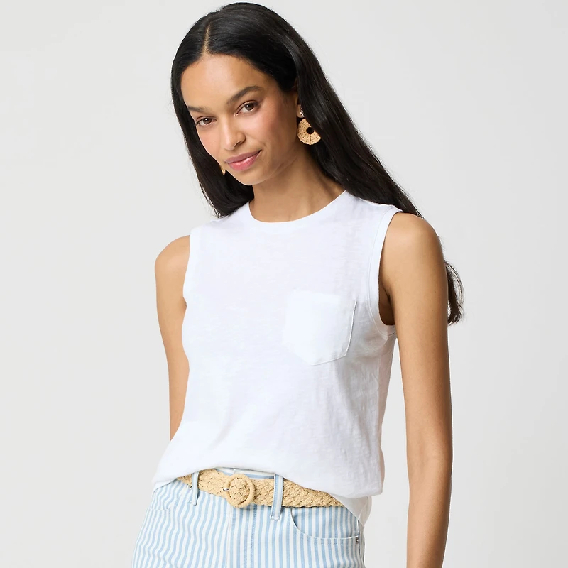 Girlfriend pocket tank top