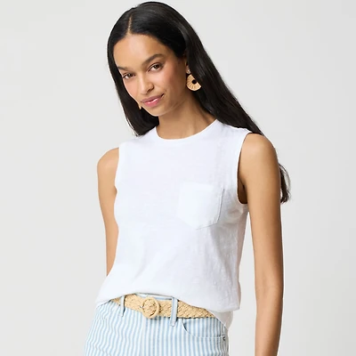 Girlfriend pocket tank top