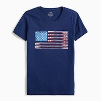 Oar flag graphic tee