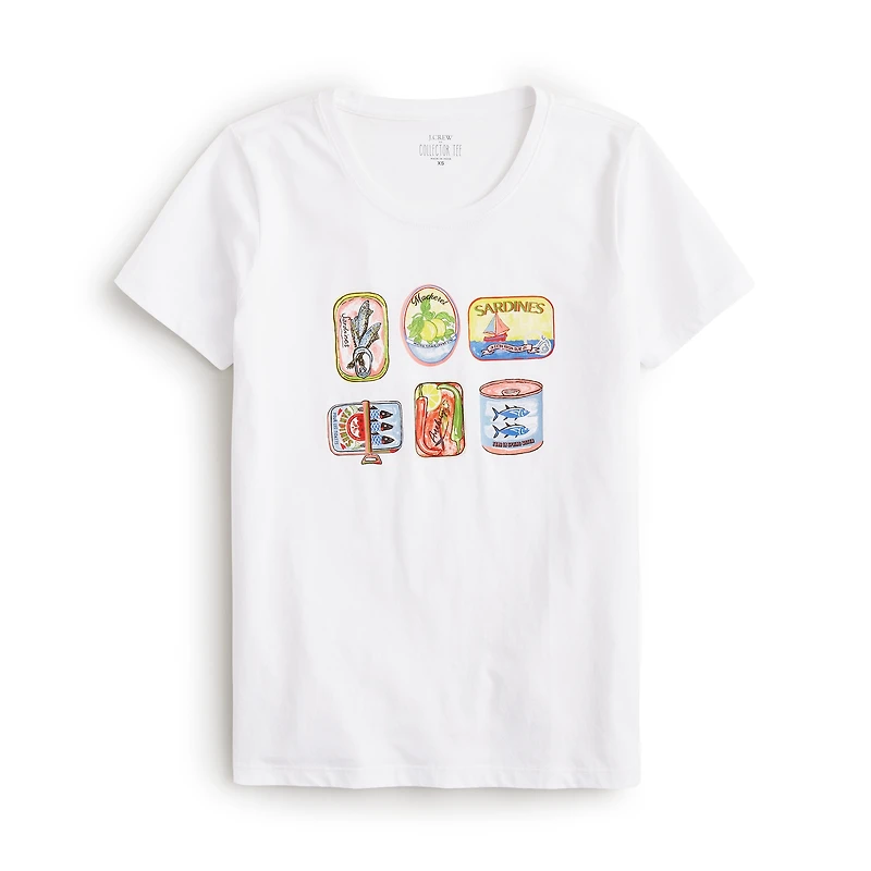 Tin fish graphic tee