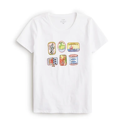 Tin fish graphic tee