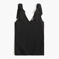 Bow-shoulder tank top