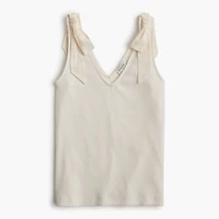 Bow-shoulder tank top