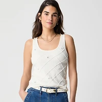 Embellished tank top