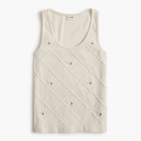 Embellished tank top
