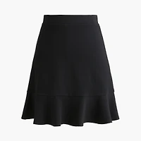 Ruffle-hem active skort