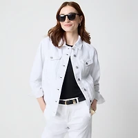 Relaxed denim jacket white