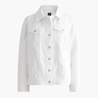 Relaxed denim jacket white